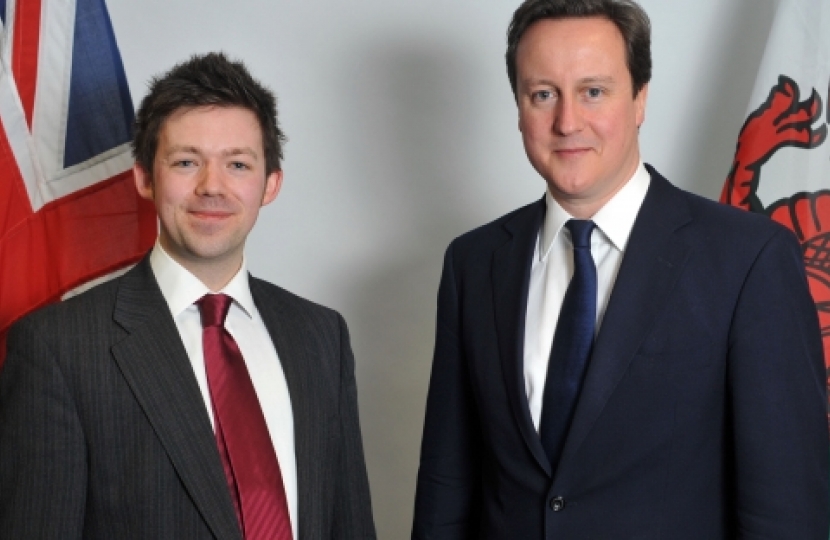 Matt Smith with David Cameron